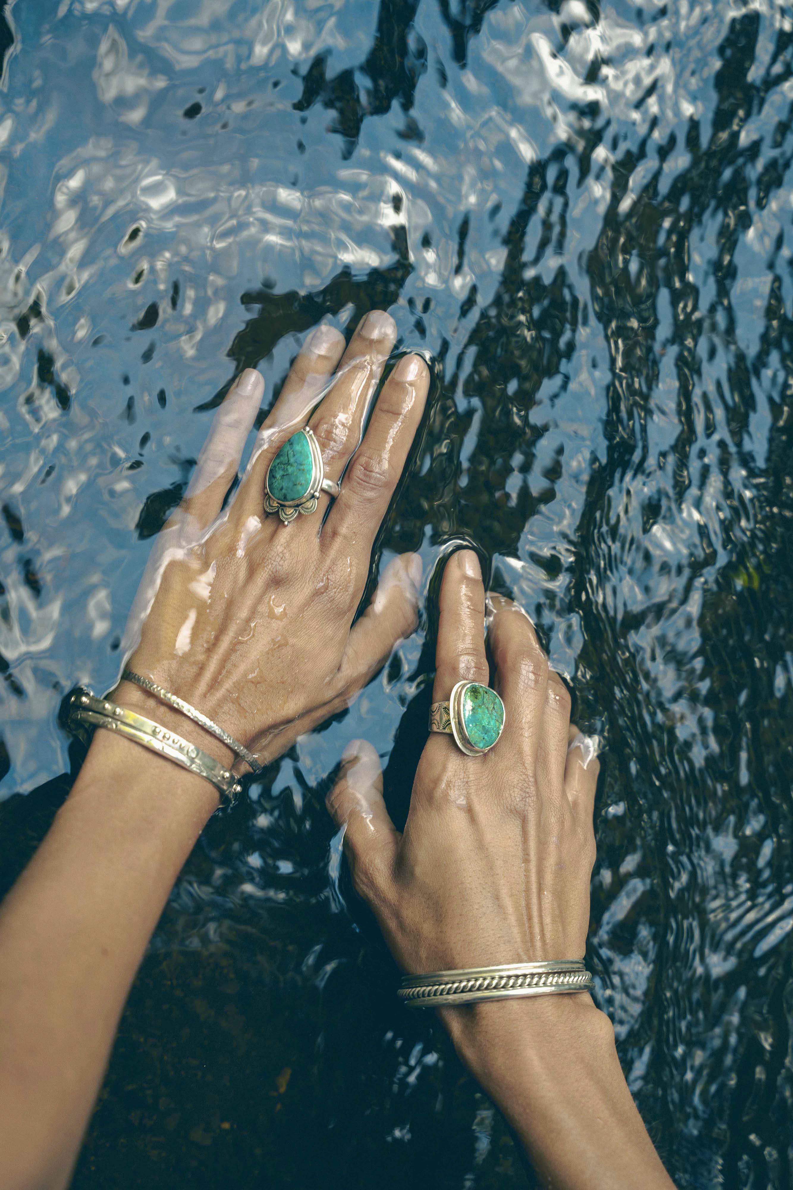 VENUS RING: Australian Chrysocolla