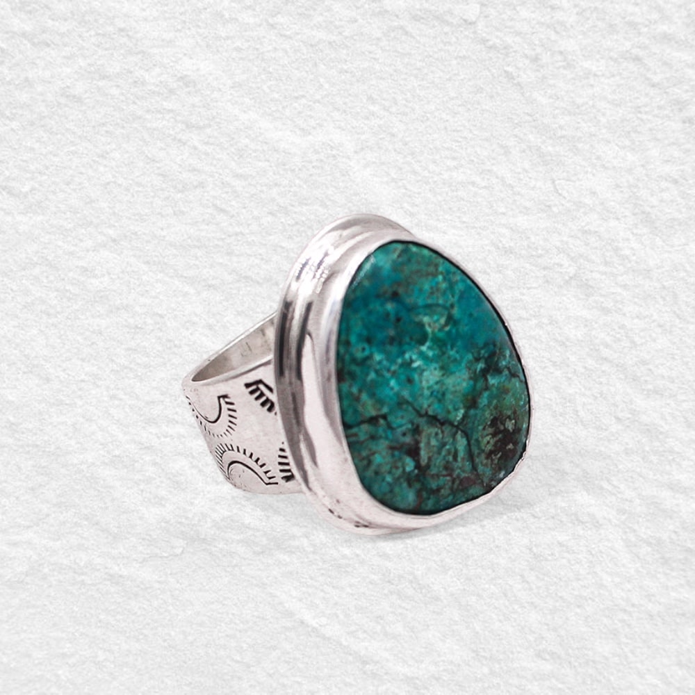 VENUS RING: Australian Chrysocolla